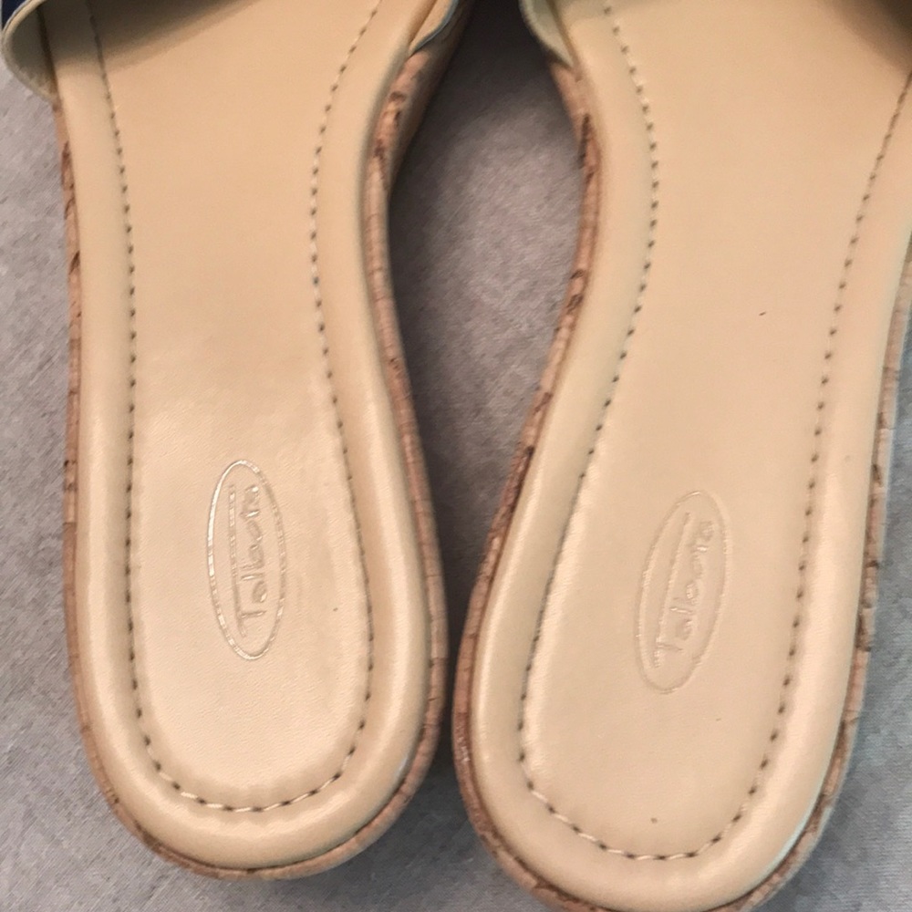 SALE!! Talbots Ribbon Slides - Picture 3 of 6